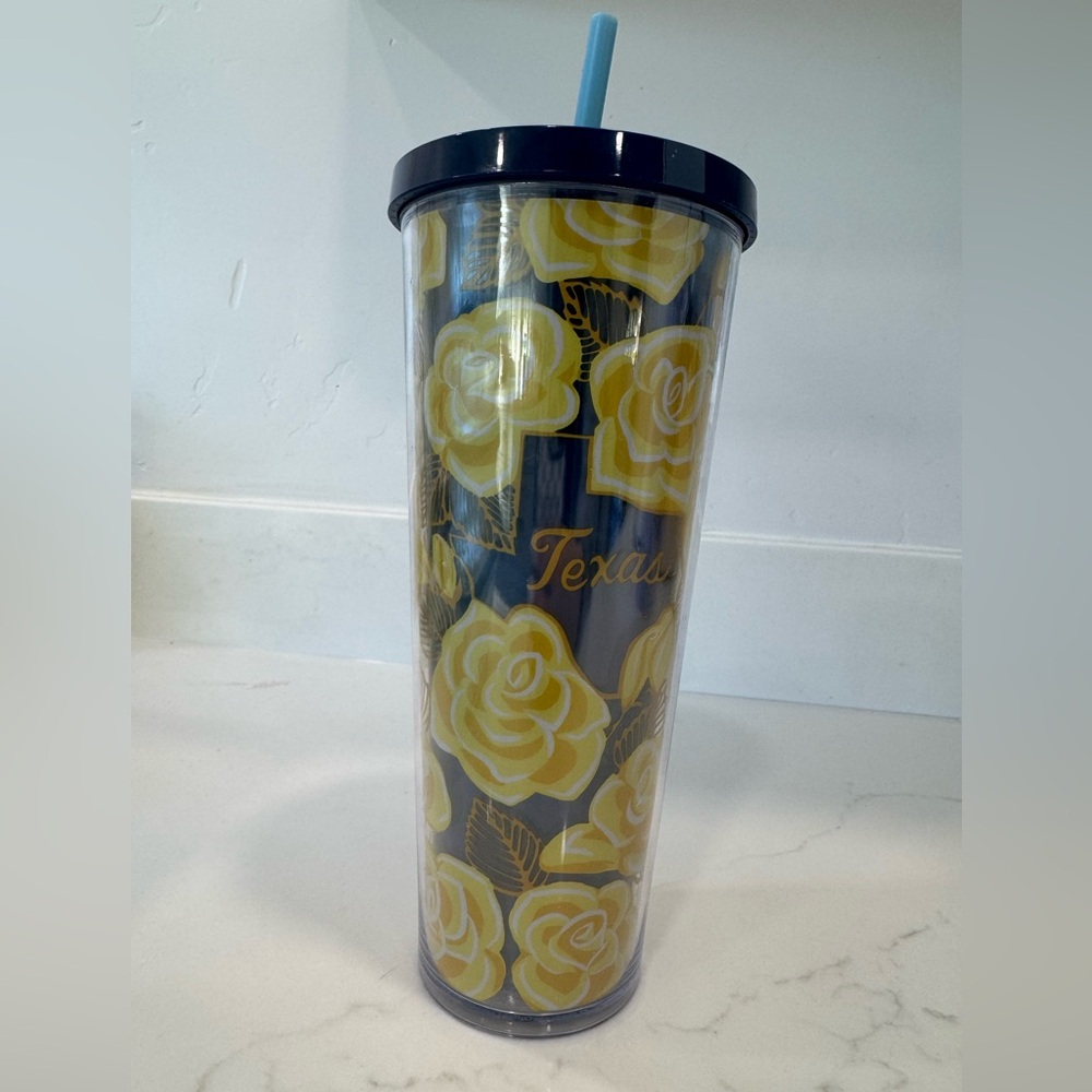 Yellow Rose of Texas Starbucks tumbler